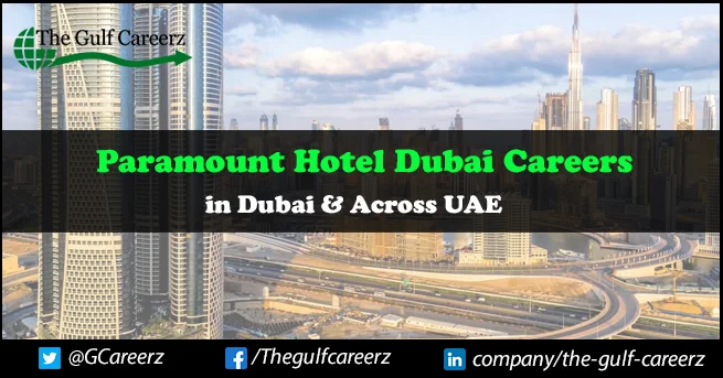 Paramount Hotel Dubai Careers